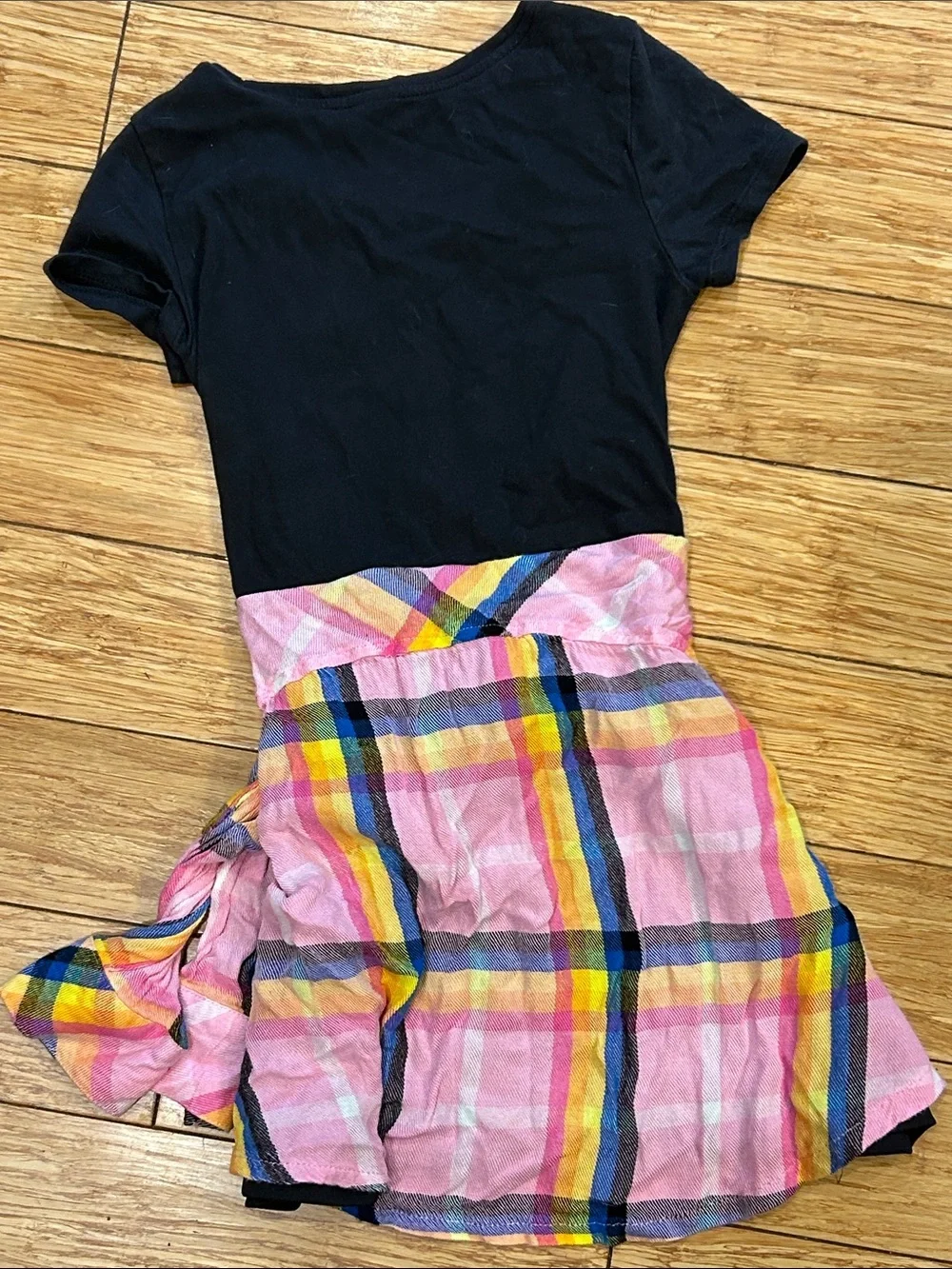 Justice Y2K Grunge Brand Care Bears 2fer shift dress 7-8